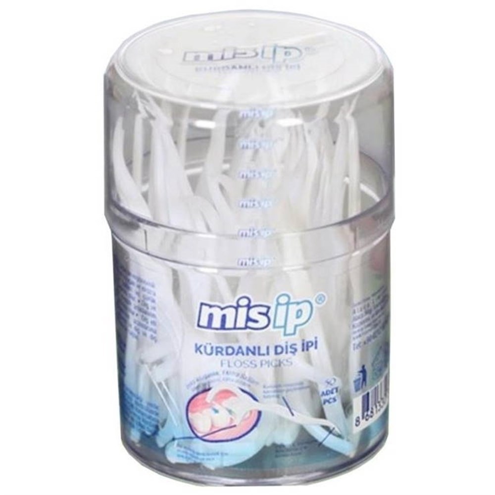 MİS İP KÜRDANLI DİŞ İPİ 50'Lİ STERİL