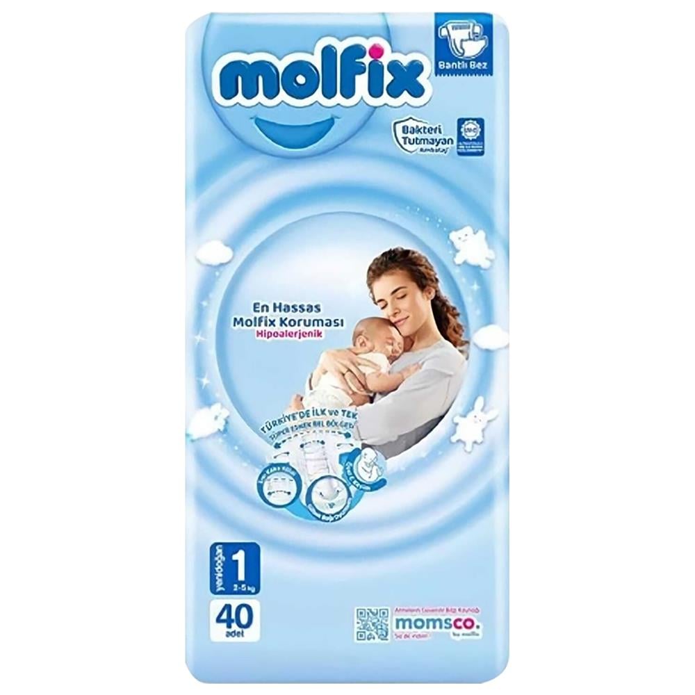 MOLFİX ÇOCUK BEZİ NO: 1 YENİ DOĞAN 40'LI