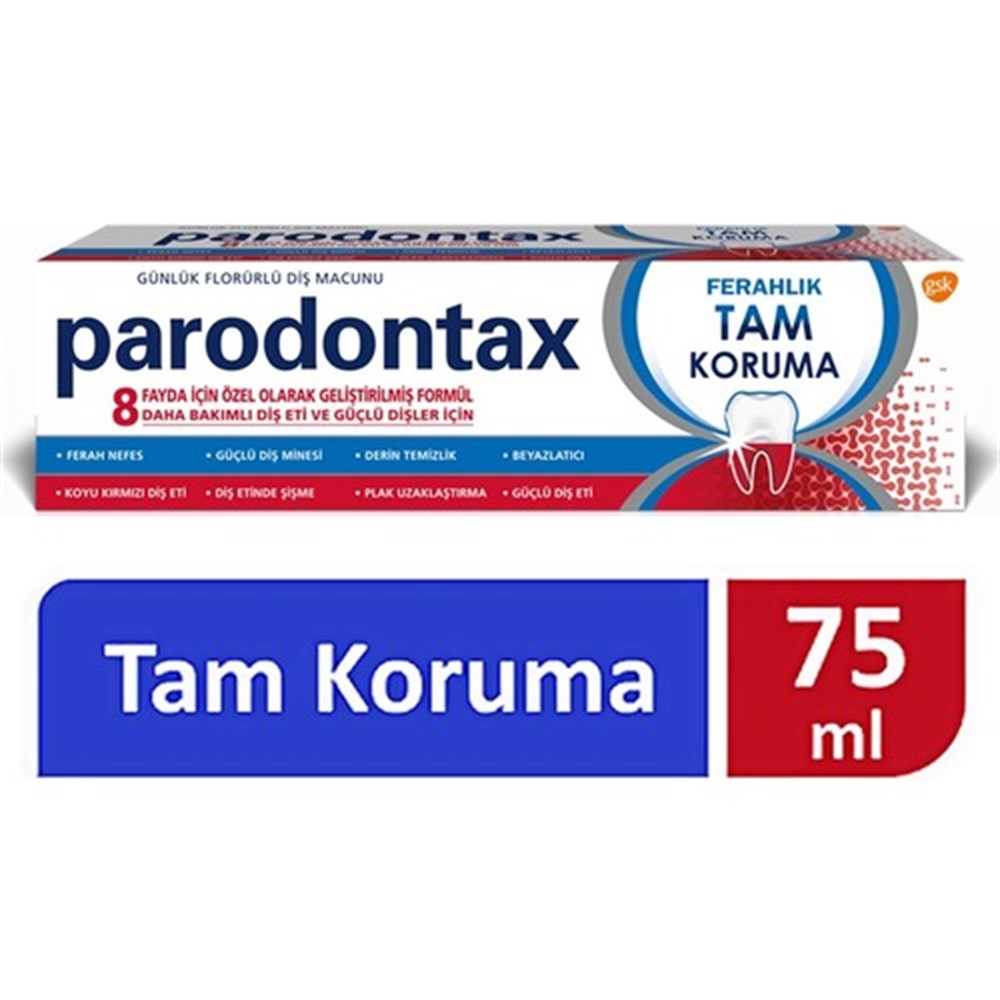 PARODONTAX DİŞ MACUNU TAM KORUMA FERAHLIK 75 ML.