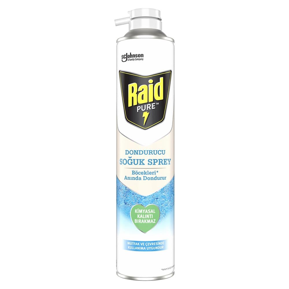 RAİD PURE DONDURUCU BÖCEK SPREYİ 350 ML.