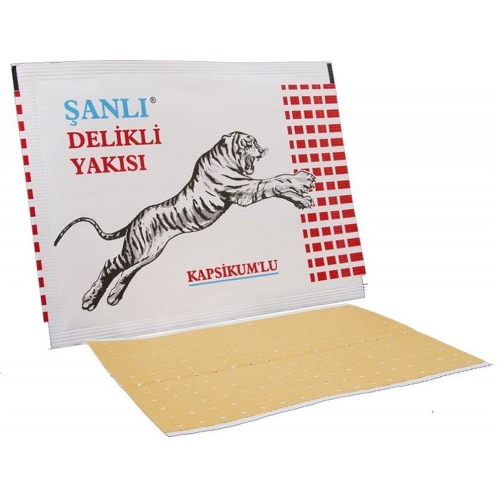 ŞANLI DELİKLİ YAKISI KAPSİKUMLU 12 CM X 18 CM