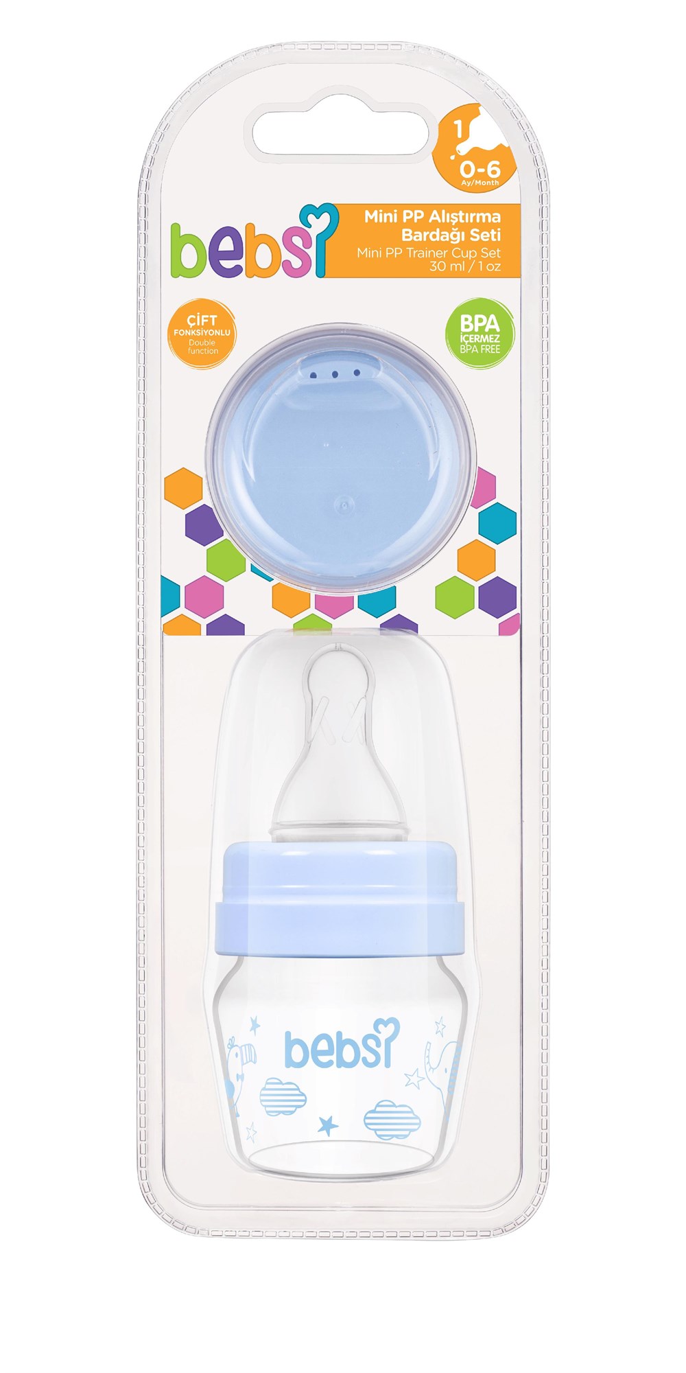 WEE BEBSİ 325 MİNİ PP ALIŞTIRMA BARDAĞI SETİ 30 ML.