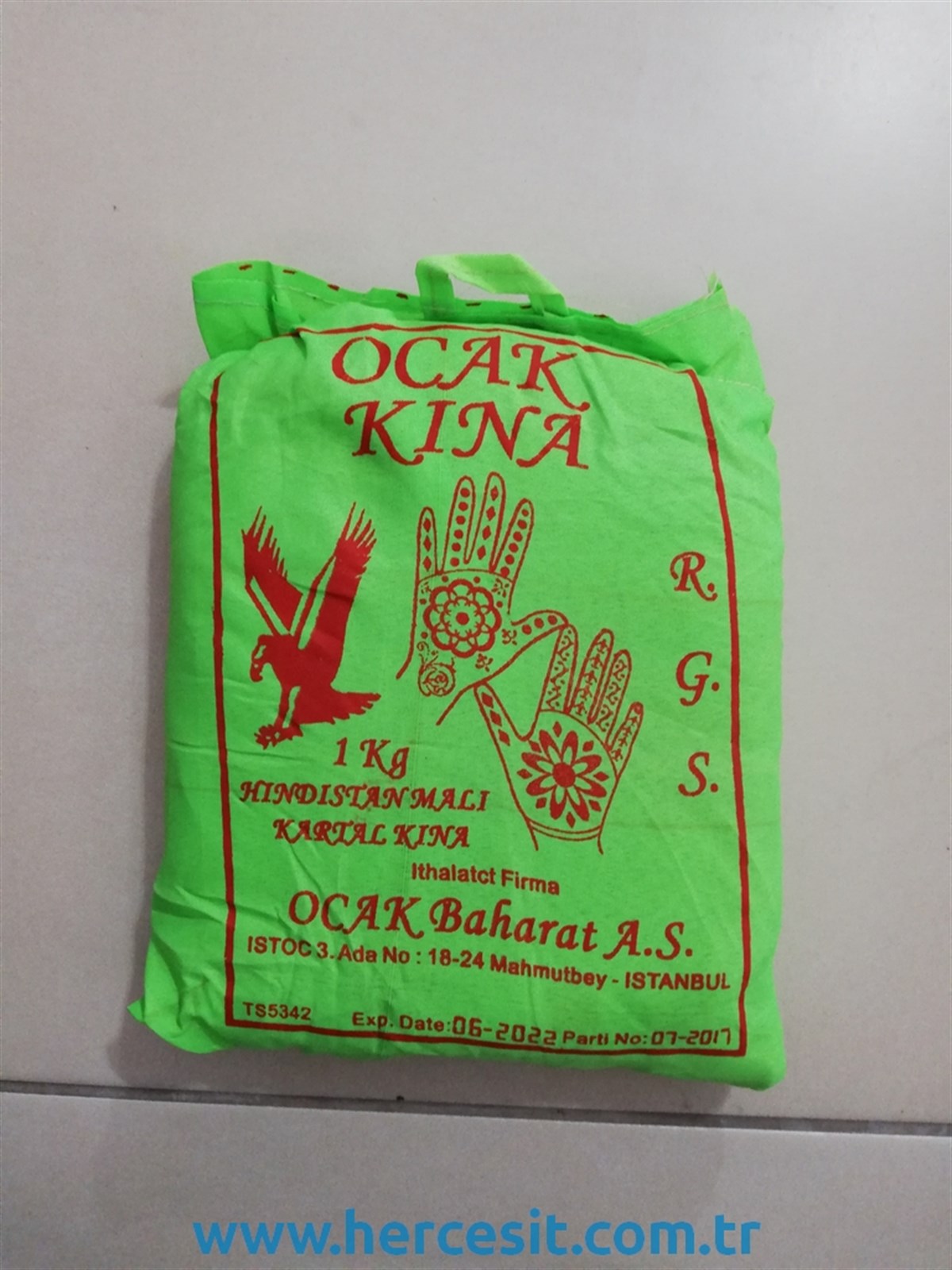 1 Kg Toz Hint Kınası