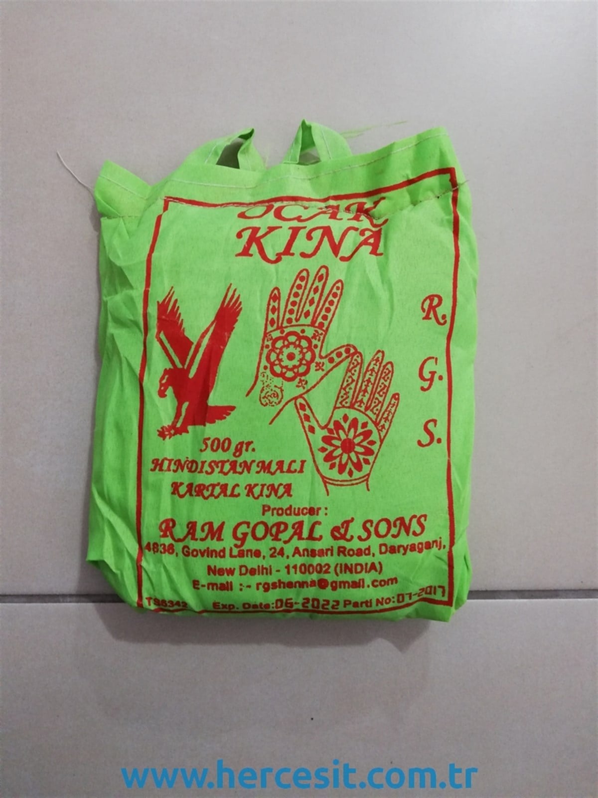 500 Gr Toz Hint Kınası