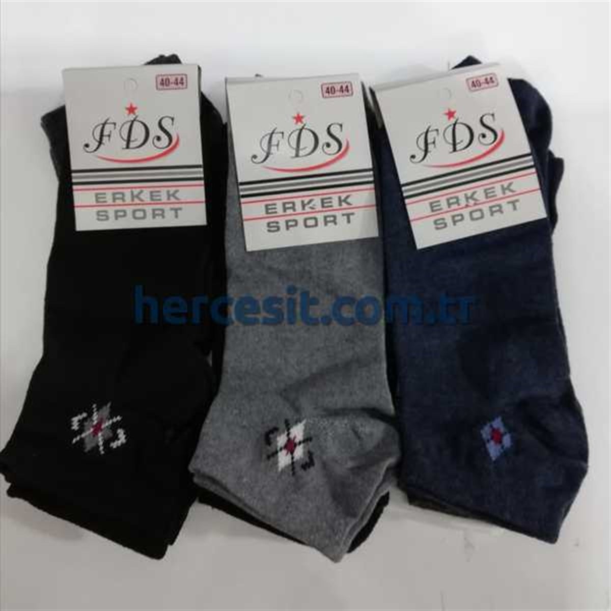 Fds Erkek Topuk Çorap (12 adet)
