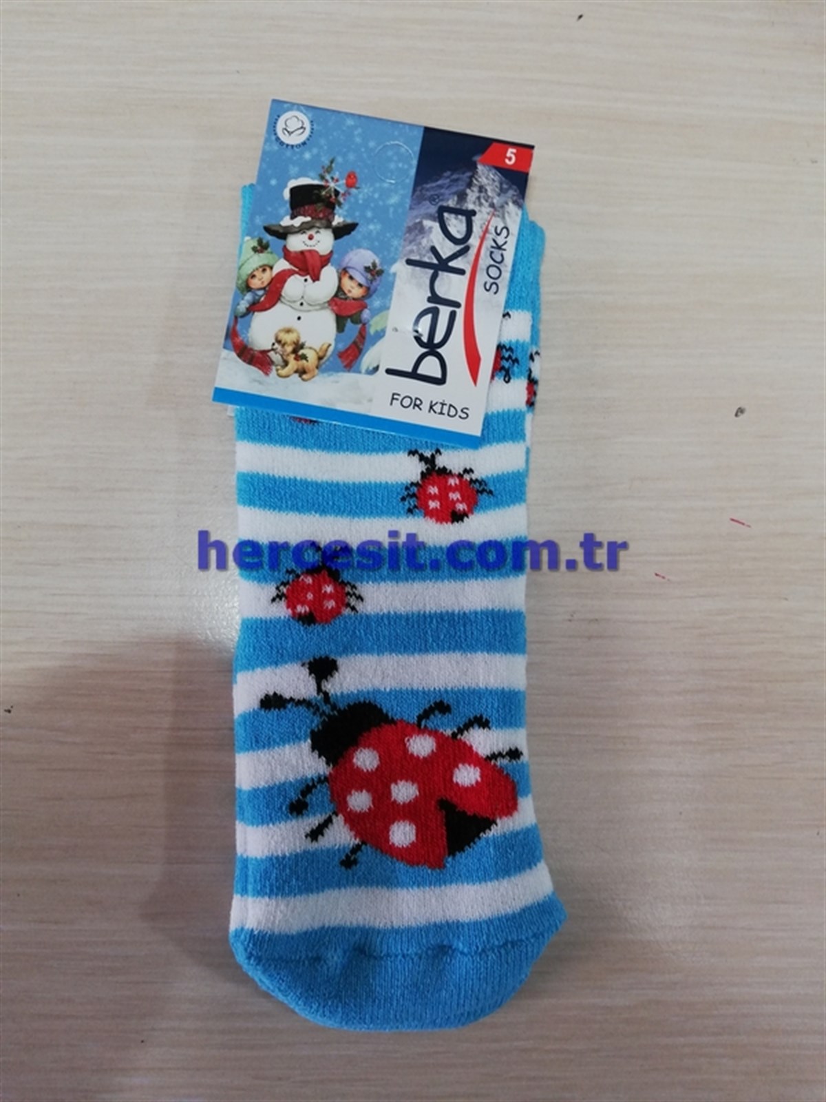 Berka Kız Çocuk Havlu Çorap (5 Yaş )