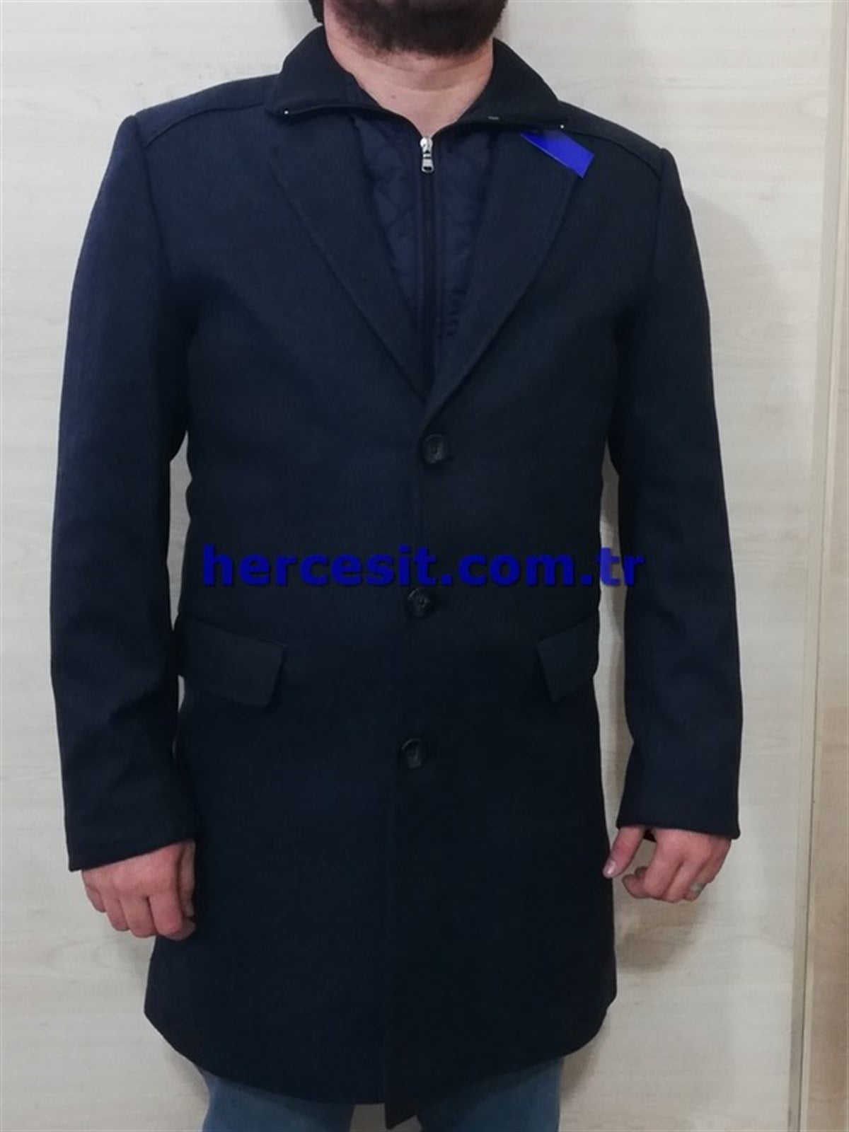 Erkek Kaşe Mont