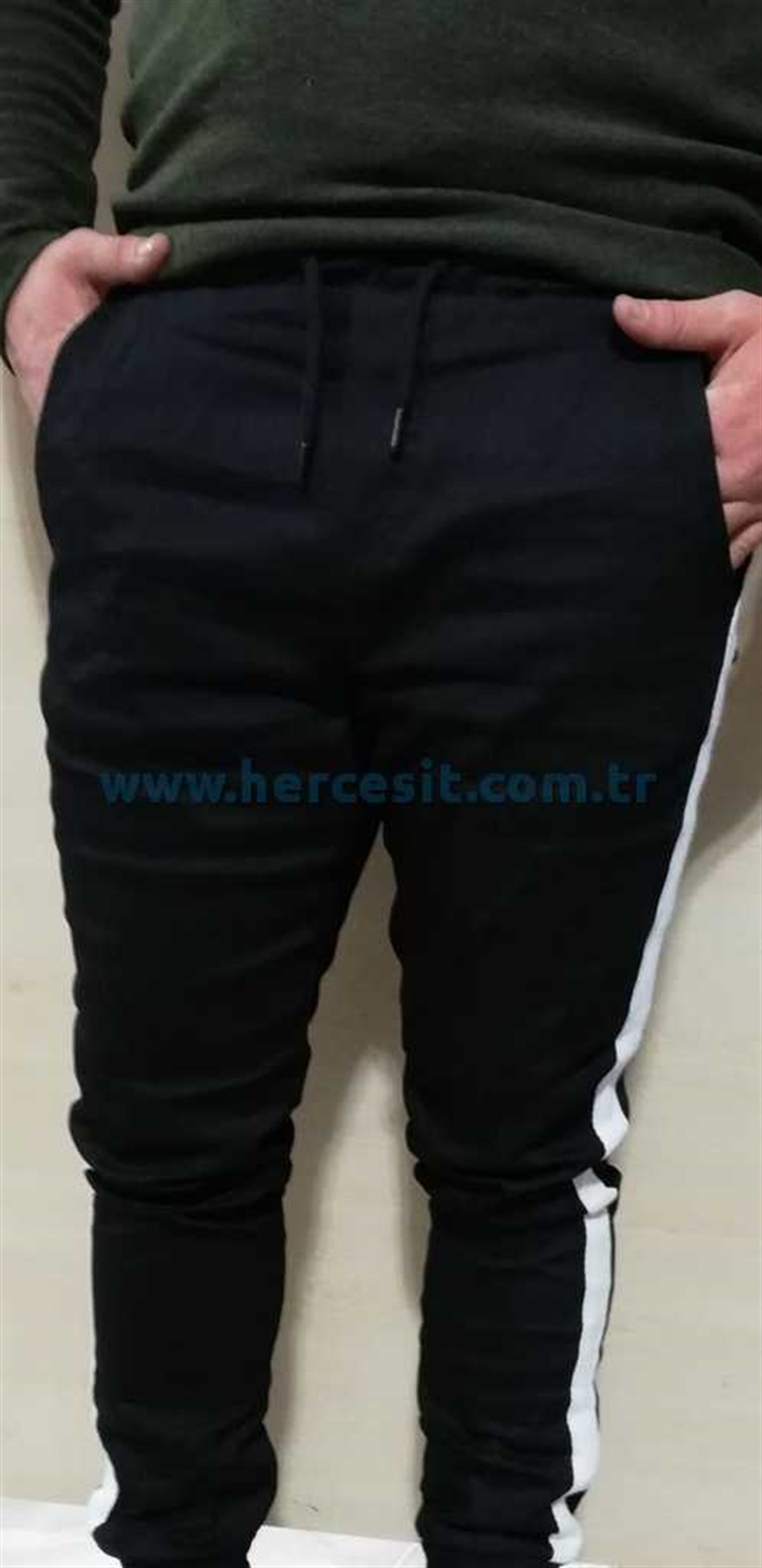 Erkek Şeritli Pantolon