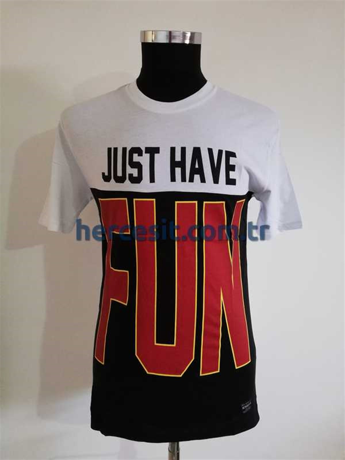 Just Have Fun Baskılı Erkek Tişört