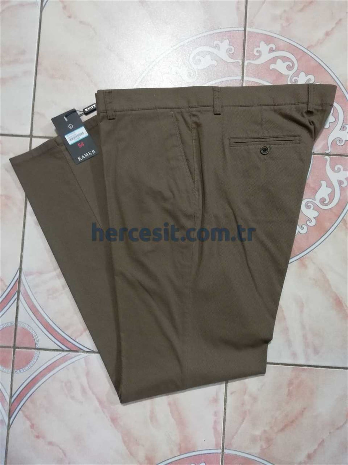 Kamer Keten Pantolon