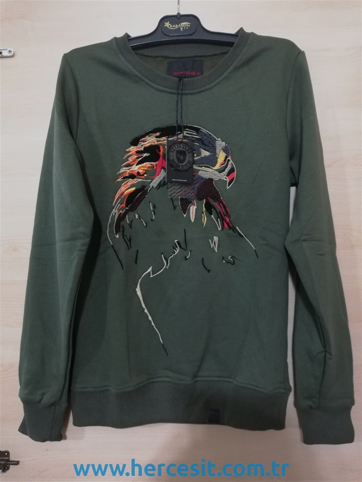 Retro Club Erkek Üç İp Sweat