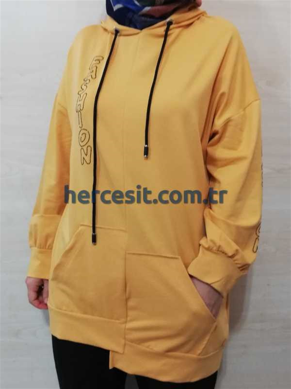 Szn Kapşonlu Tunik
