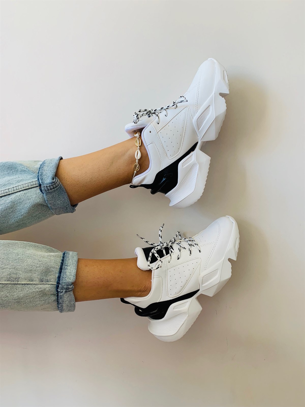 Beyaz Sneakers Pirlo Kadın Spor Ayakkabı