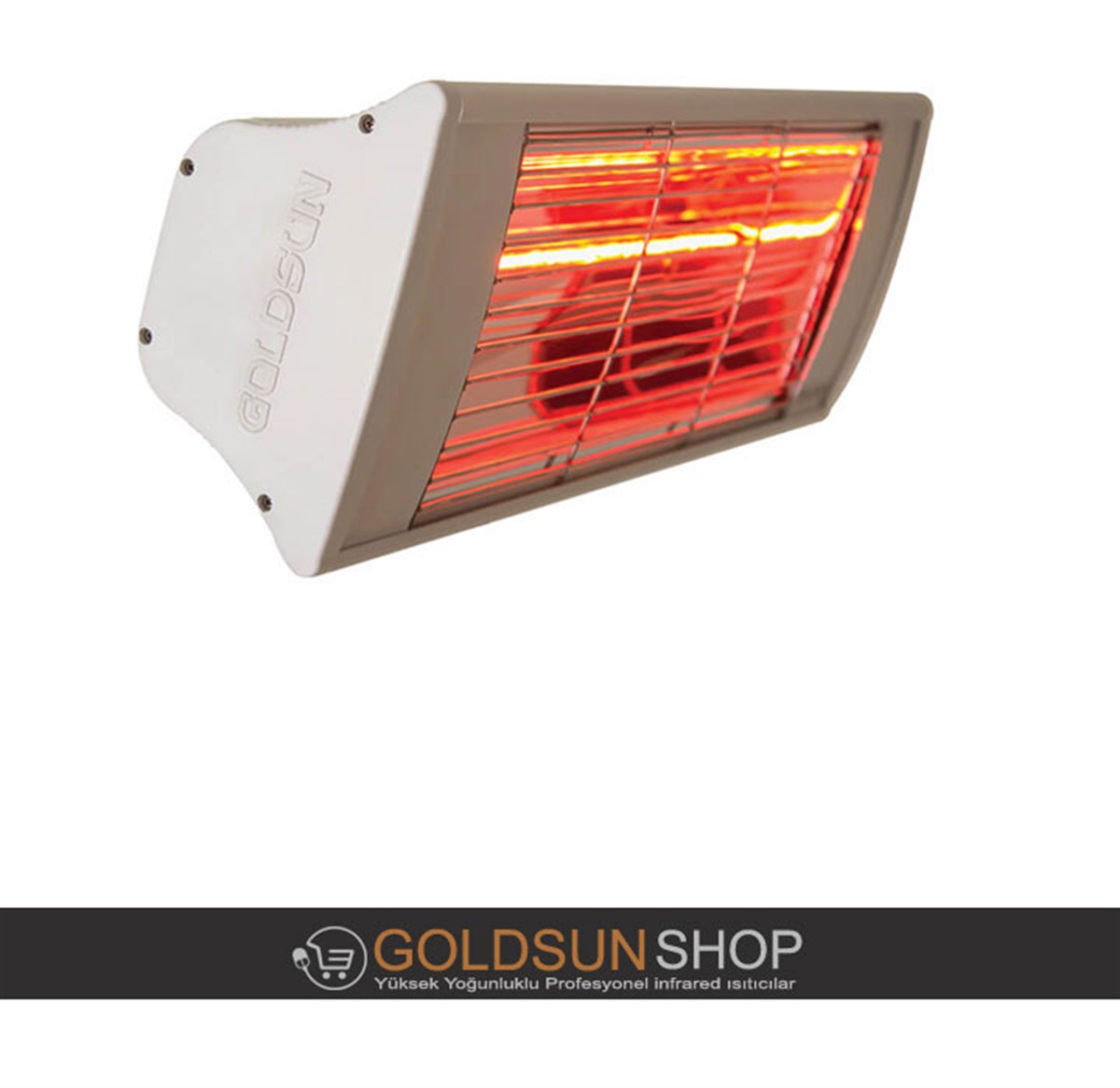 Goldsun Supra 1500W Su Korumalı Yüksek Yoğunluklu Elektrikli Açık Alan  Infrared Isıtıcı