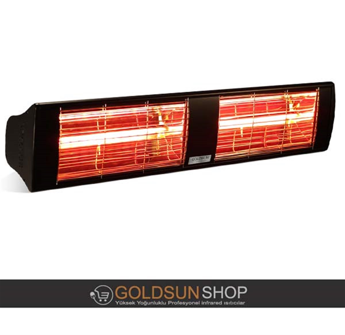 Goldsun Supra 3000W Su Korumalı Yüksek Yoğunluklu Elektrikli Dış Mekan  Infrared Isıtıcı
