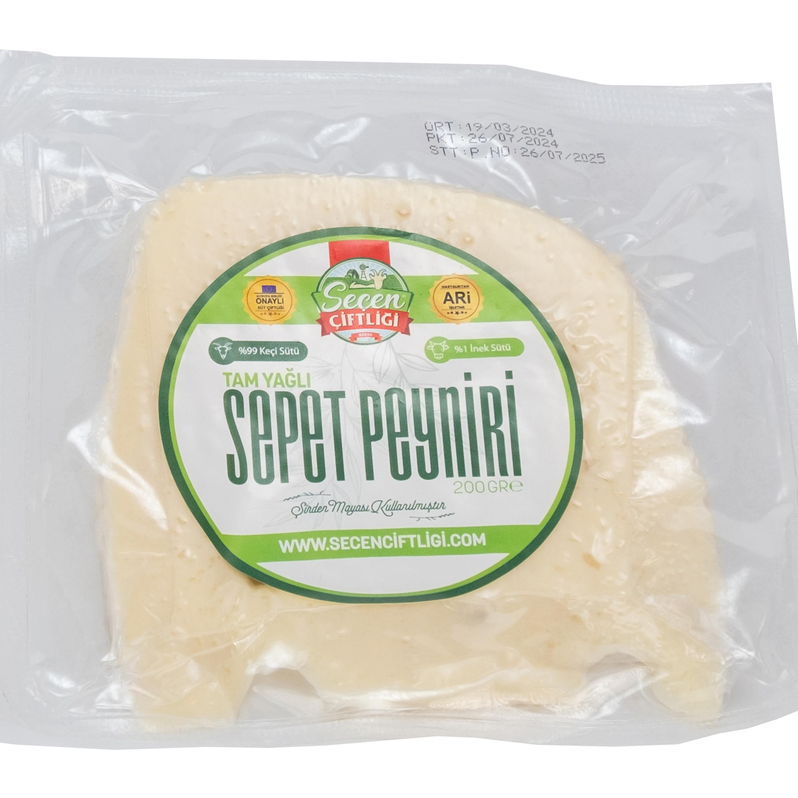 Keçi Sepet Peyniri Tam Yağlı (200gr)