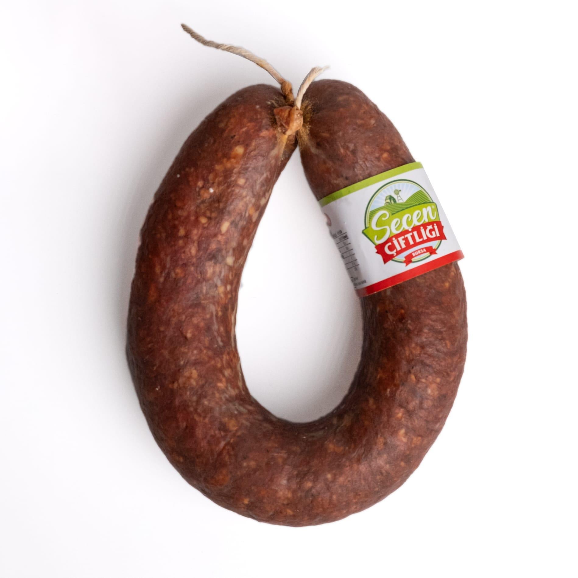 Keçi Sucuğu %60 Keçi %40 Dana Fermente 600 gr (Nitratsız)