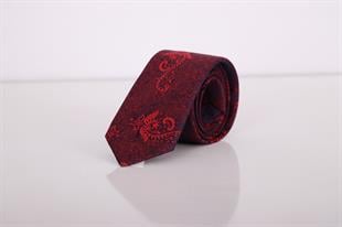 AKSESUARACLASSICS BORDO ŞAL DESENLİ KRAVATACLASSICS
