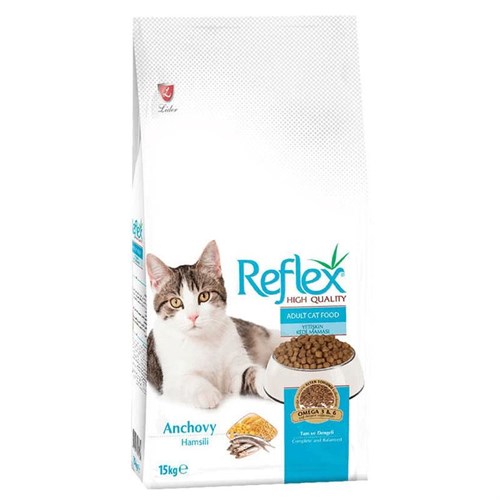 Reflex Hamsili Yetişkin Kedi Maması 15 Kg-mamayolda
