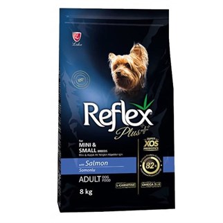 Reflex Plus Küçük Mini Irk Somonlu Yetişkin Köpek Maması 8kg-mamayolda