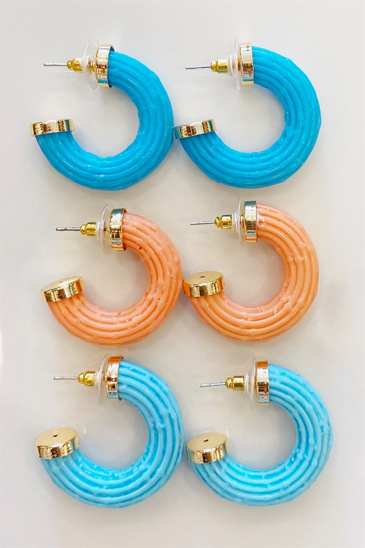 Akrilik Halka Küpe -A-