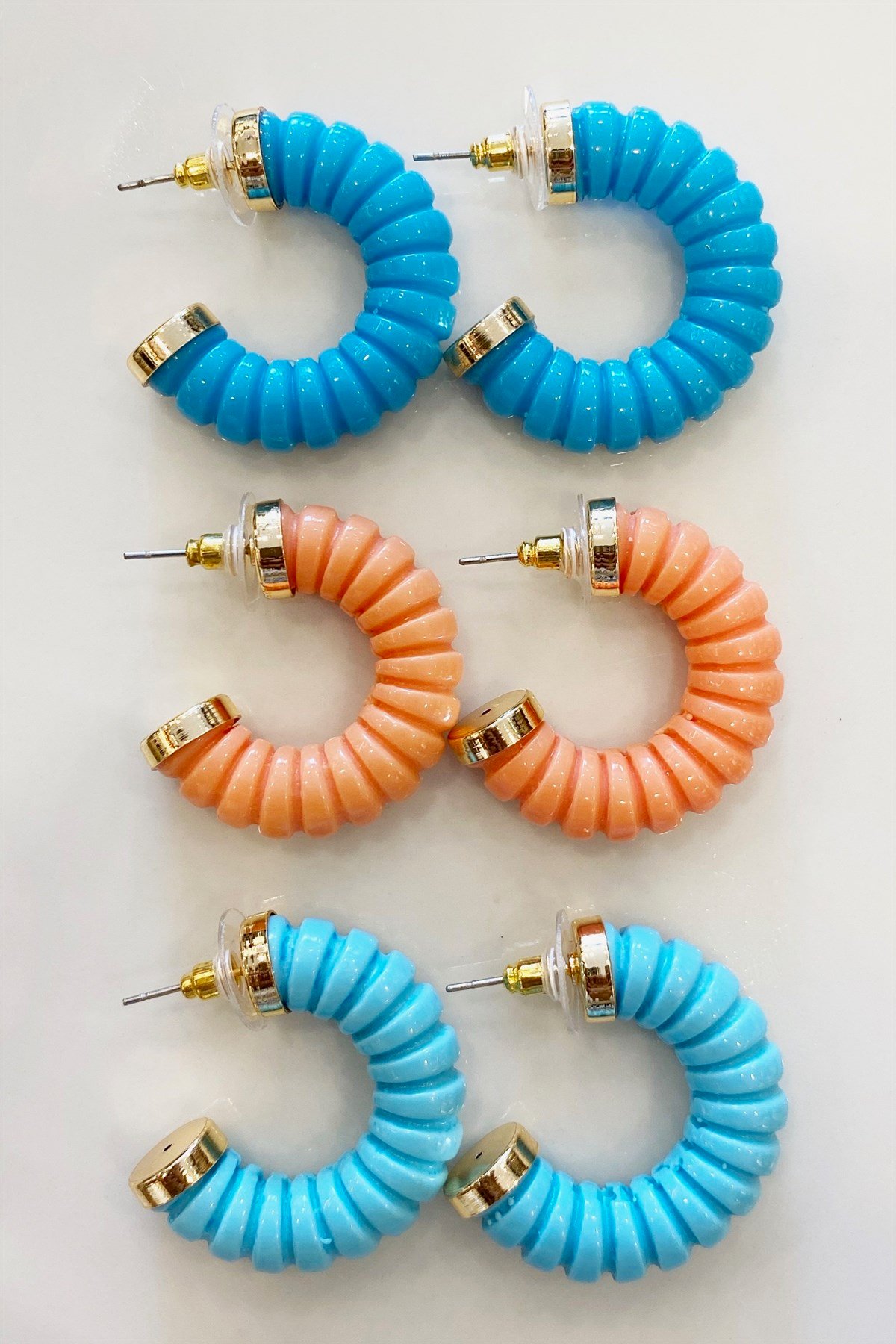 Akrilik Halka Küpe -C-