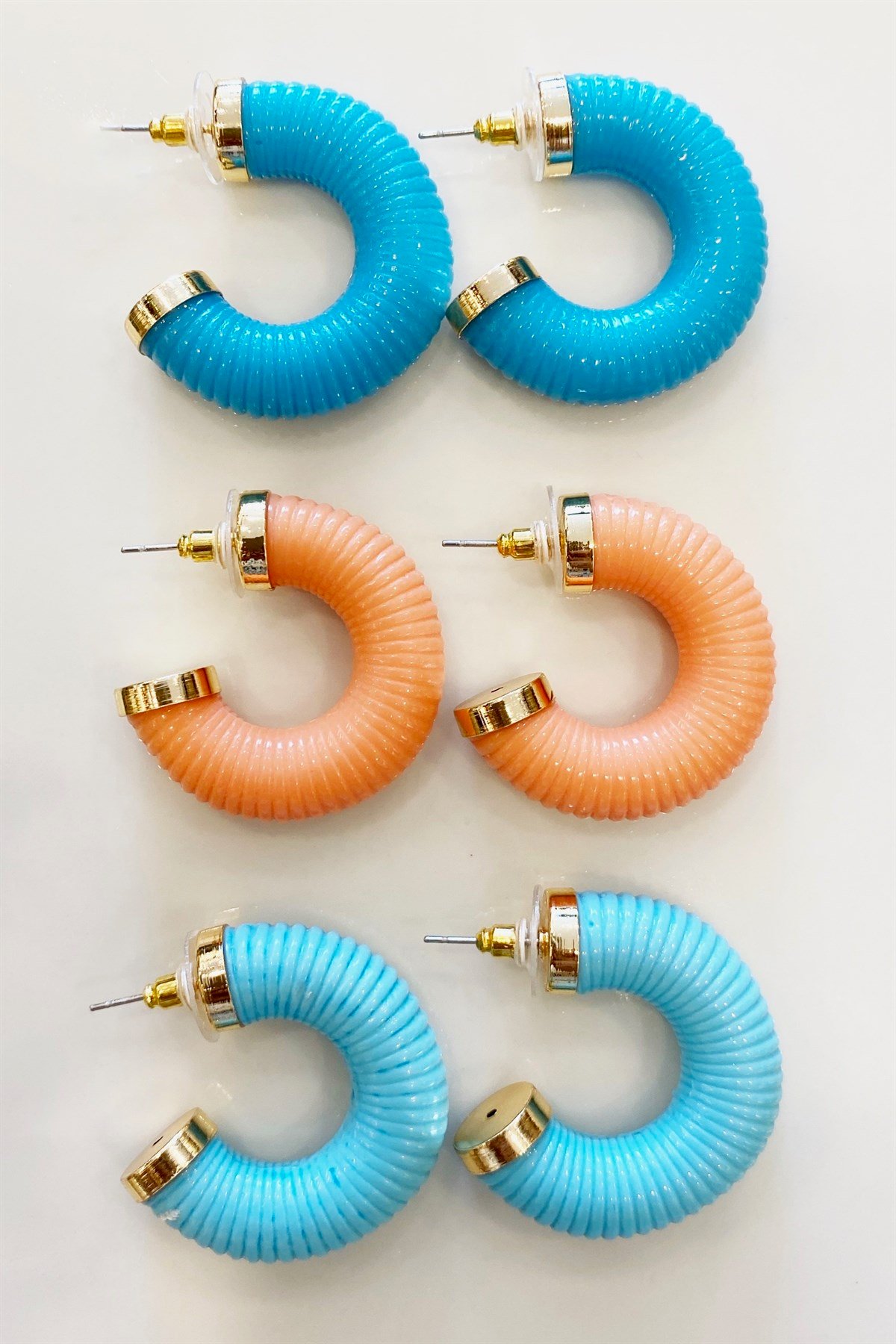 Akrilik Halka Küpe -D-