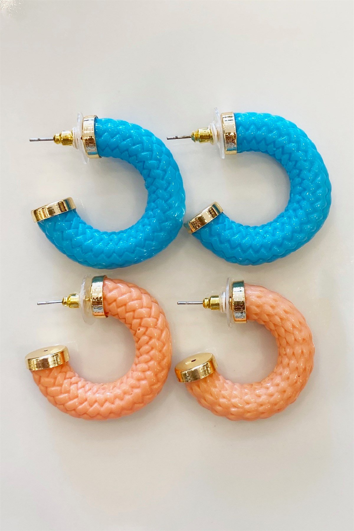 Akrilik Halka Küpe -E-