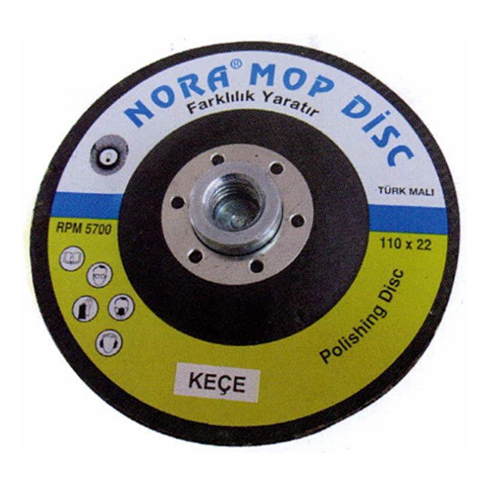 Keçe Mop Disk 115xM14 (Polisaj Diski)  (T515956)