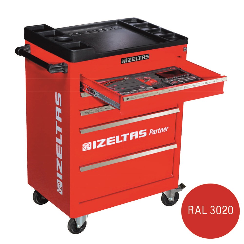 Takım Dolabı Partner Serisi 5 Çekmece Kırmızı Boş | 8235326005 |  (T200043)
