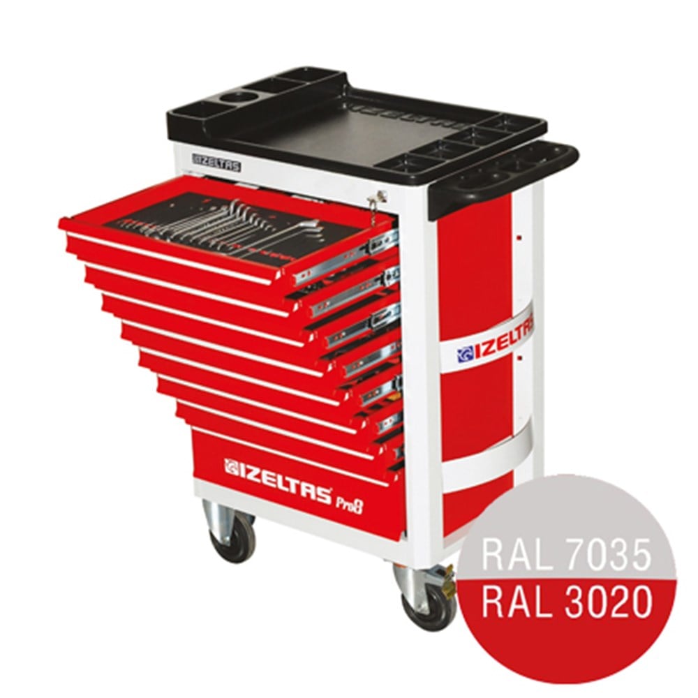 Takım Dolabı Pro Serisi 6 Çekme Kırmızı Boş | 8241321006 |  (T200002)