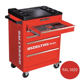 Takım Dolabı Partner Serisi 5 Çekmece Kırmızı Boş | 8235326005 |  (T200043)