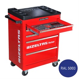 Takım Dolabı Partner Serisi 5 Çekmece Mavi Boş | 8235325005 |  (T200044)