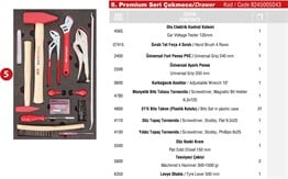 Takım Dolabı Premium Serisi Çekmece 5 | 8245005043 |  (T200027)