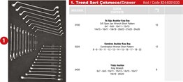 Takım Dolabı Trend Serisi Çekmece 1 | 8244001030 |  (T200070)