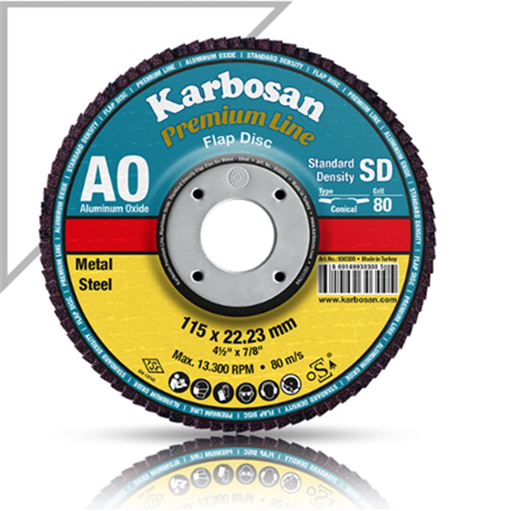 Flap Disk Konik 180x22 80Kum (AO)  (T516637)
