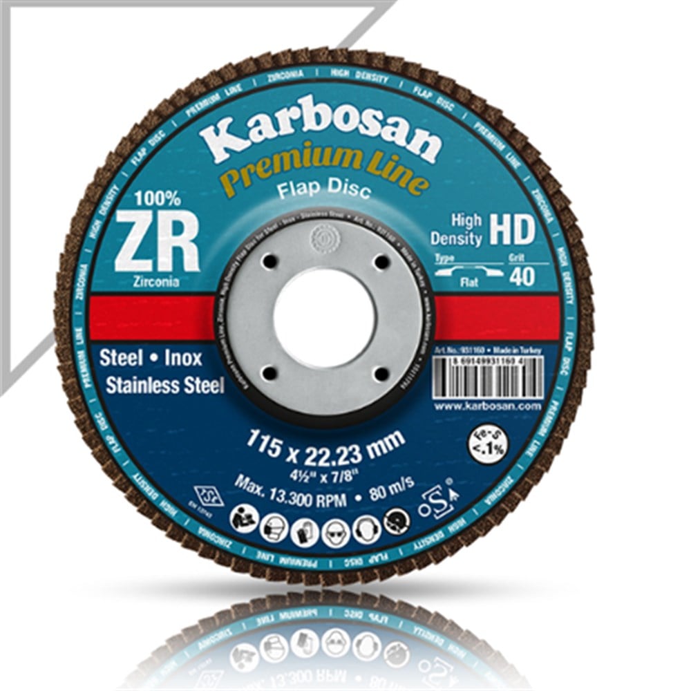 Gold Flap Disk Konik 115x22 40Kum (CE)  (T516701)