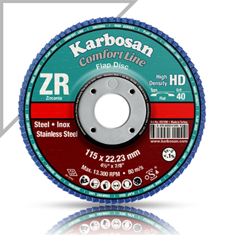 Jumbo Flap Disk Konik 115x22 40Kum (ZR)  (T516720)