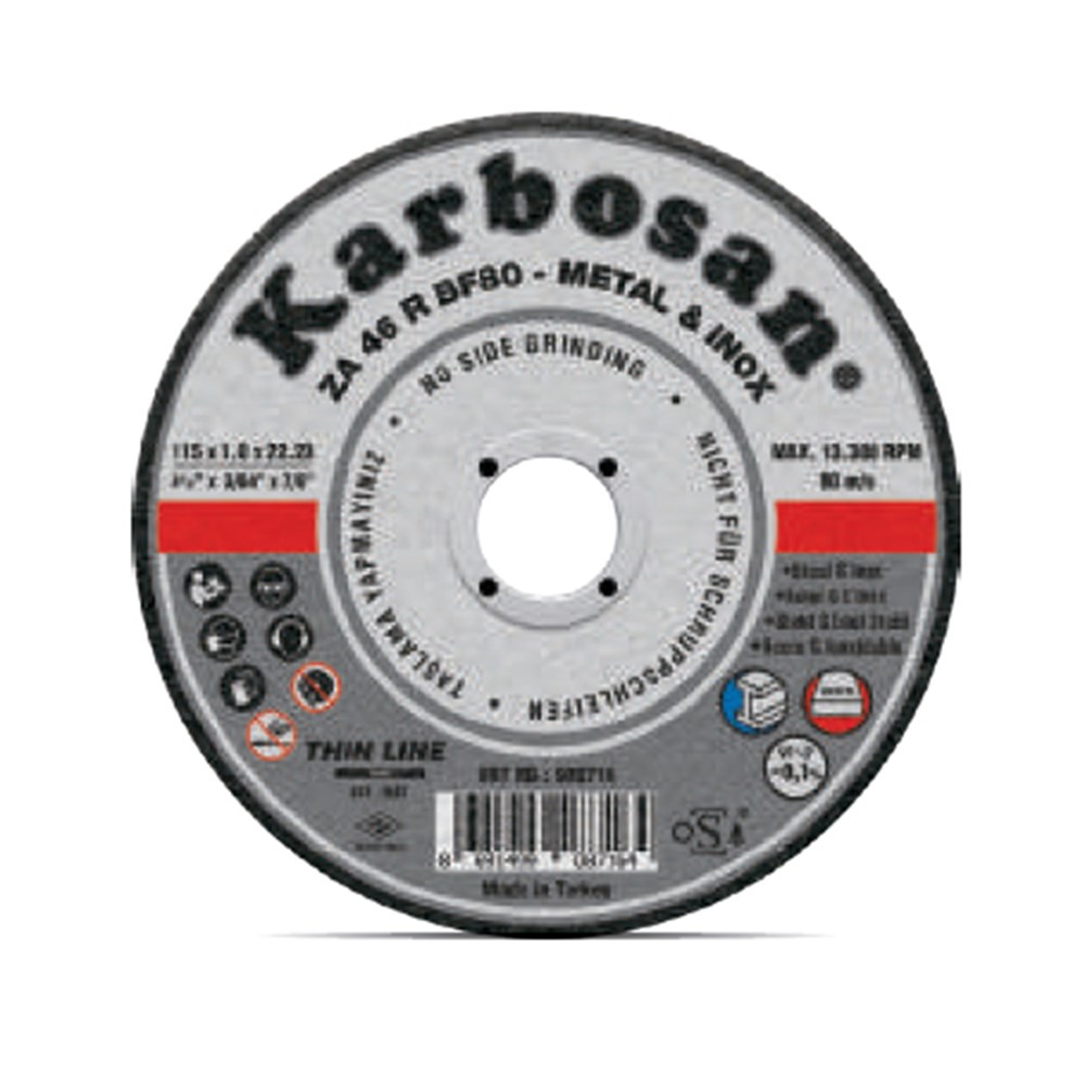 Zirkonyum Plus Kesme Diski Düz 115x1,0x22  (T516345)