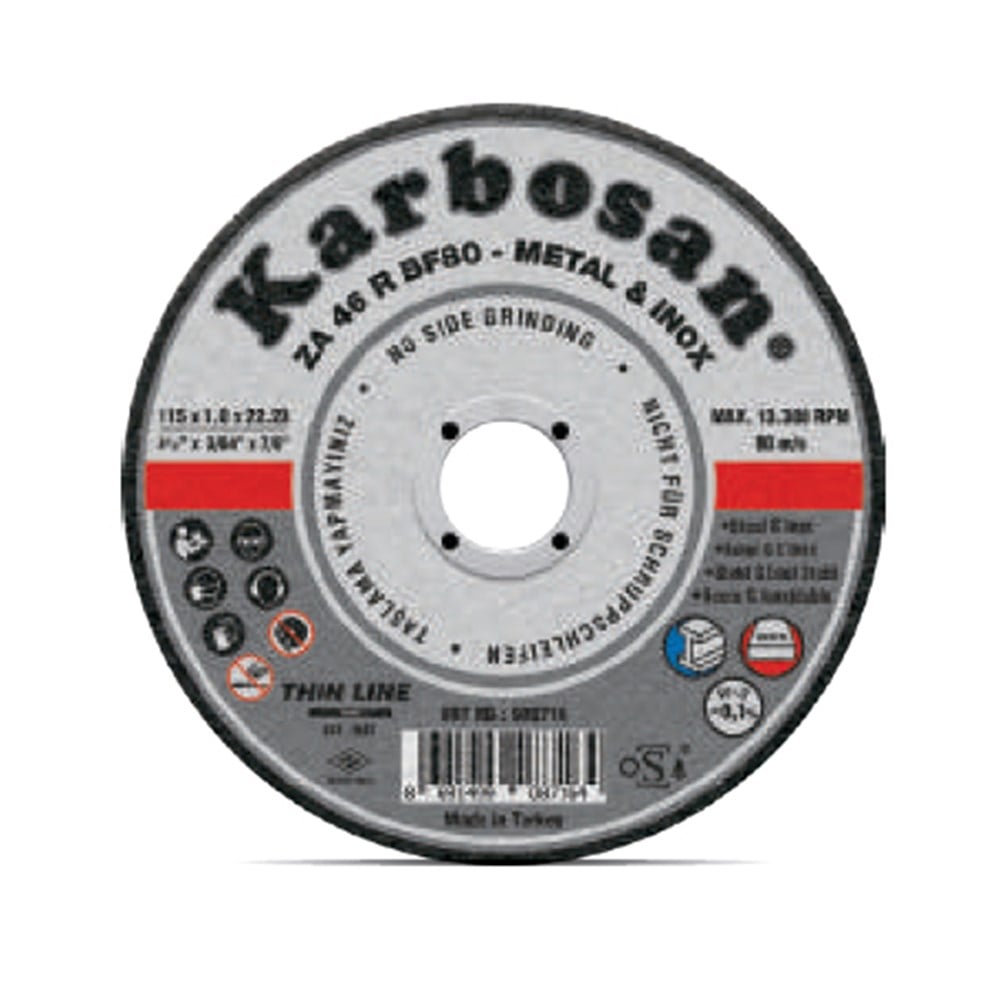 Zirkonyum Plus Kesme Diski Düz 125x1,0x22  (T516346)