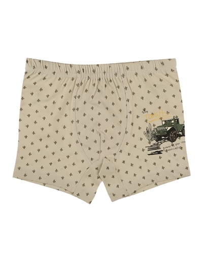 BoxerDonellaDonella 10'lu Renkli Jip Baskılı Erkek Çocuk Boxer