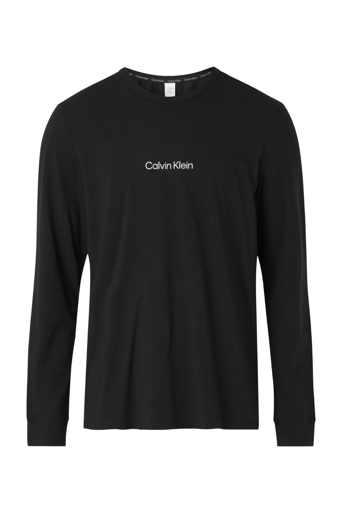 Calvin Klein L S Crew Neck Erkek Sweatshirt