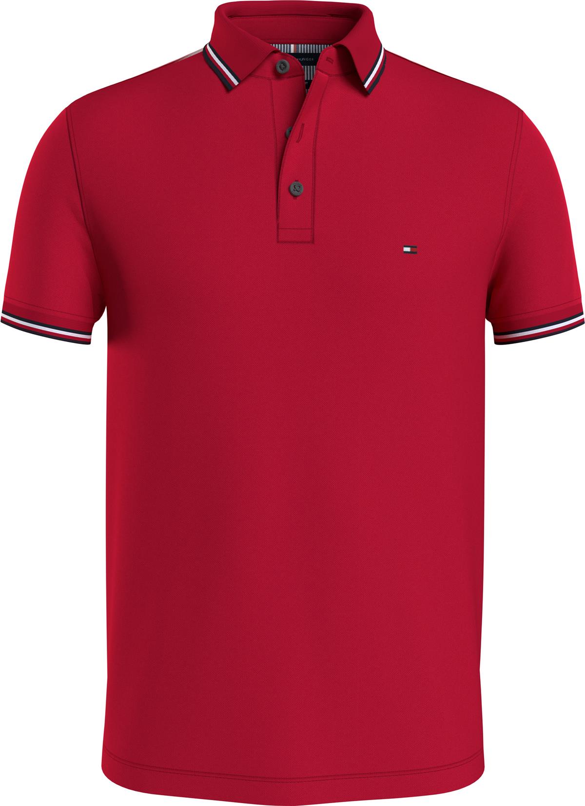 Tommy hilfiger polo rood hotsell