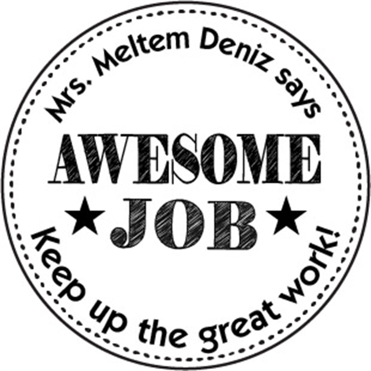 T064 Öğretmen Damgası