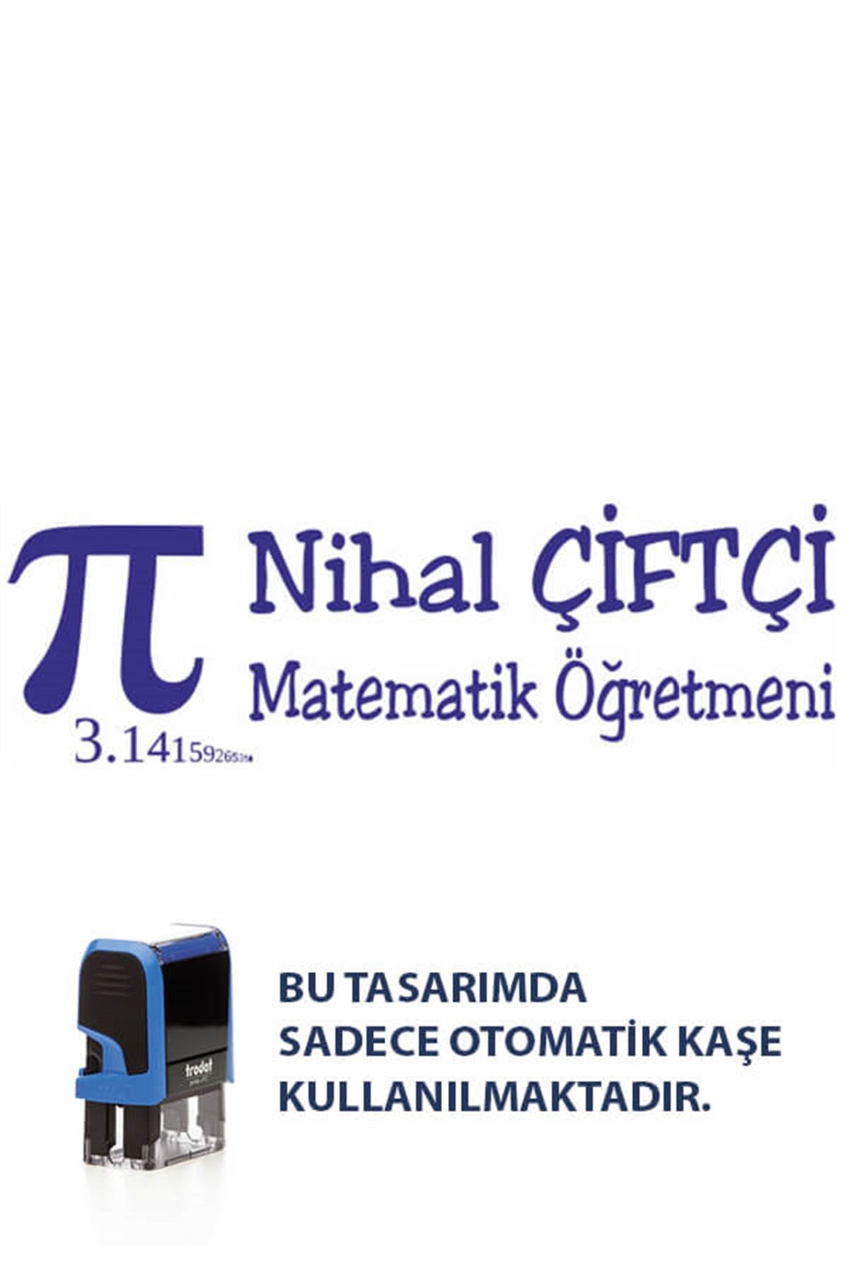 T096 Öğretmen Damgası