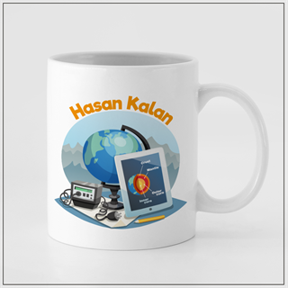 Coğrafya ve Fen Bilimleri Öğretmeni Dünya Temalı İsme Özel Kupa Bardak