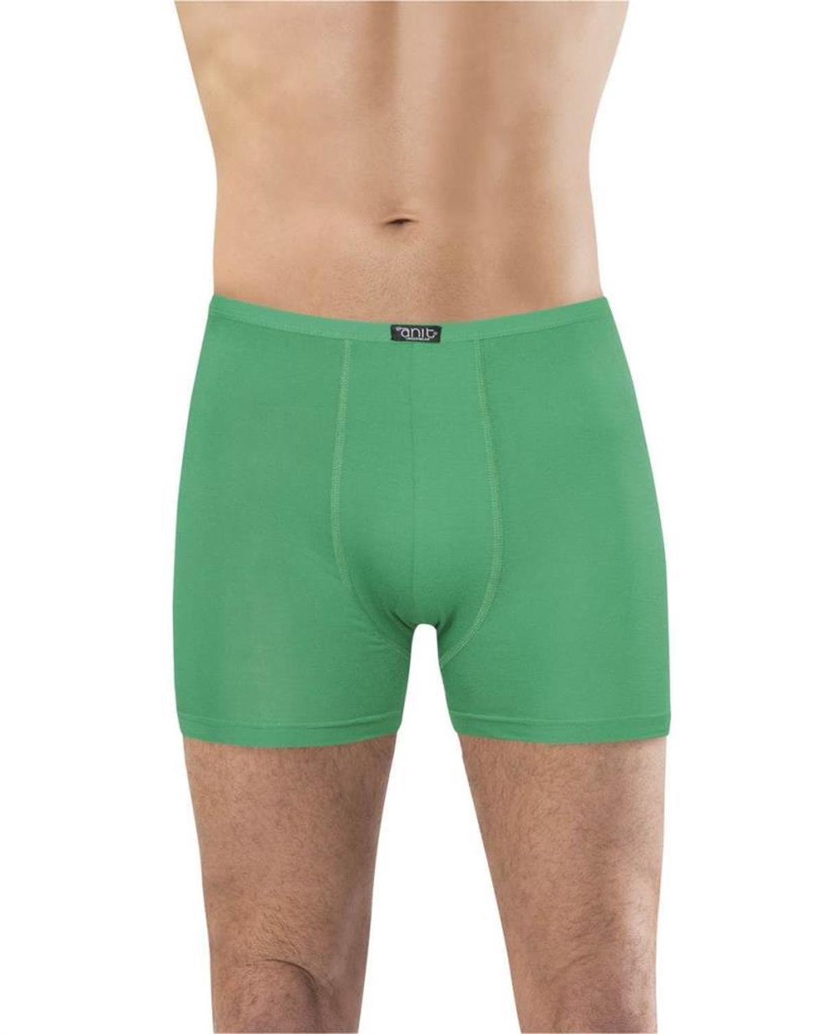BoxerAnıt1273 İnce Belli Düz Renk Bambu Erkek Boxer