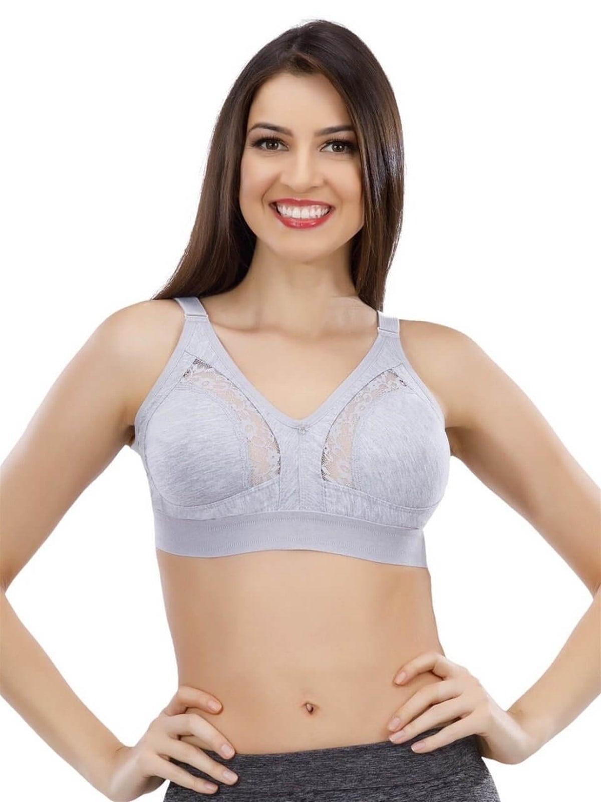 SütyenLiza 541 Geniş Bantlı Dantelli Toparlyıcı Sütyen
