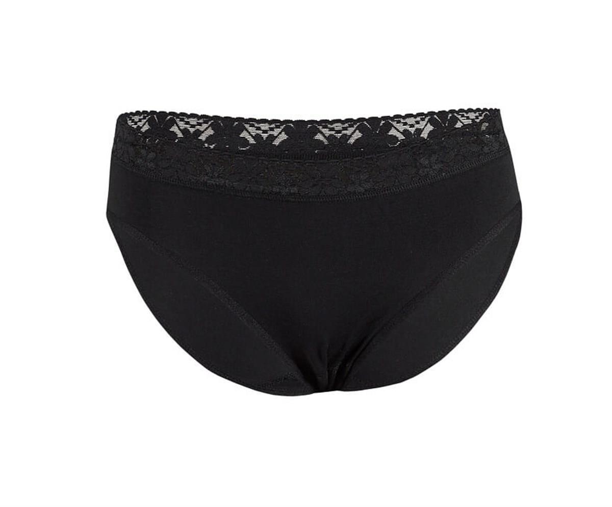 Külot, String, TangaÖzten 206 Beli Dantelli 6'lı Paket Koton Bayan Likralı Bikini Külot