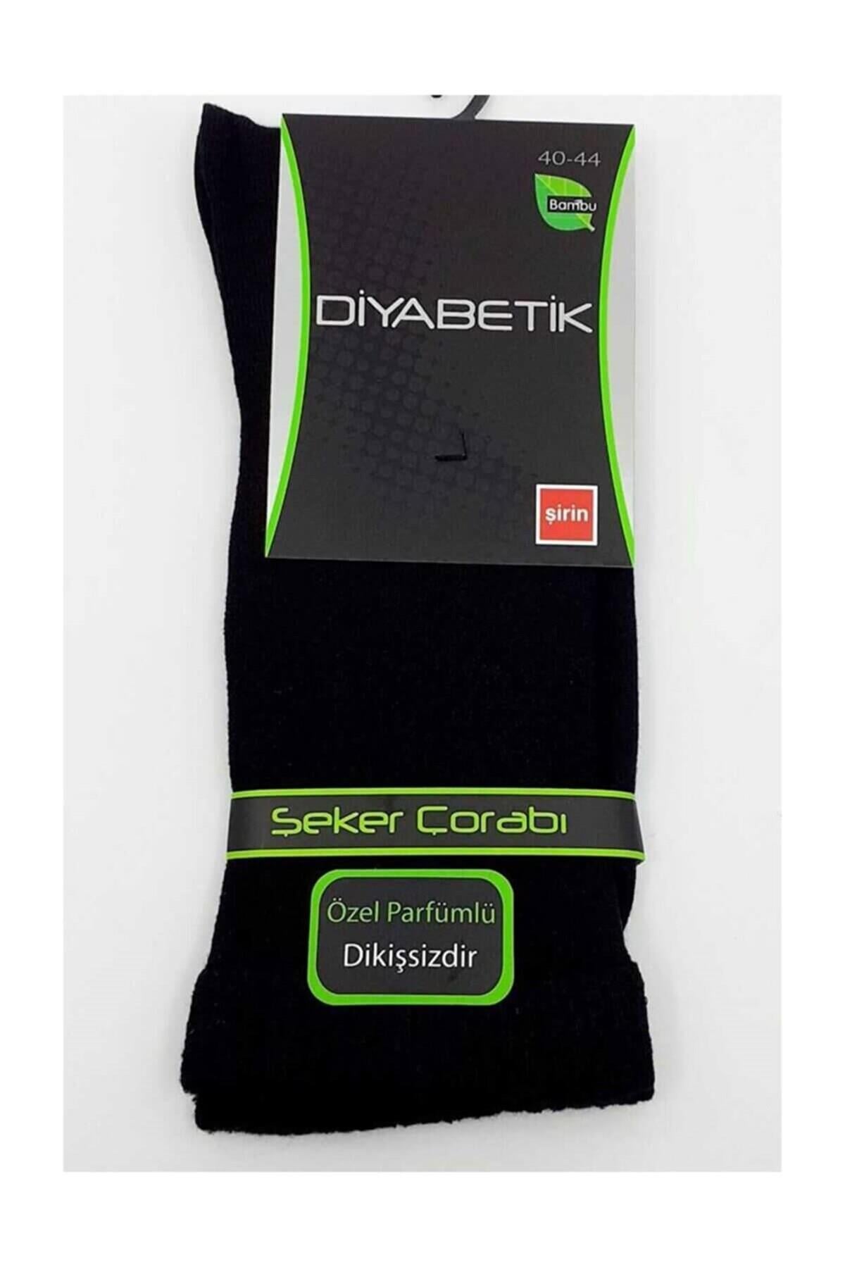 ÇorapŞirin Bambu Diyabetik Lastiksiz Erkek Şeker Çorap